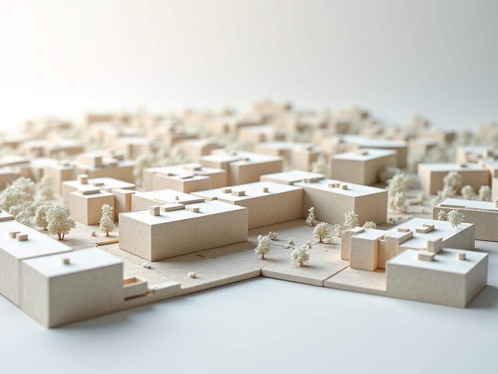 Professional architectural scale model