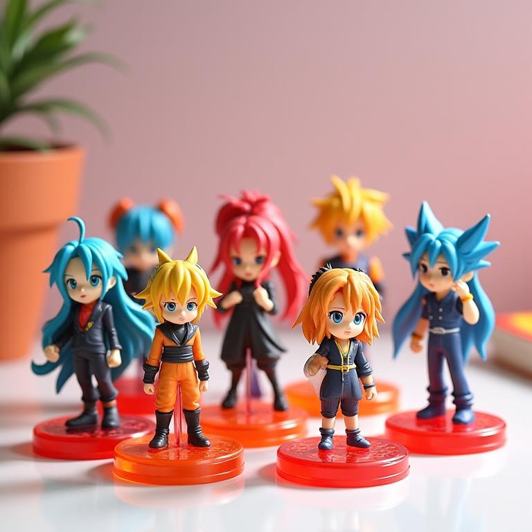 Custom anime collectible miniature figures
