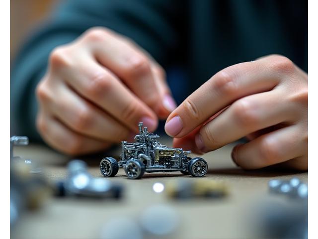 Custom miniature model assembly process