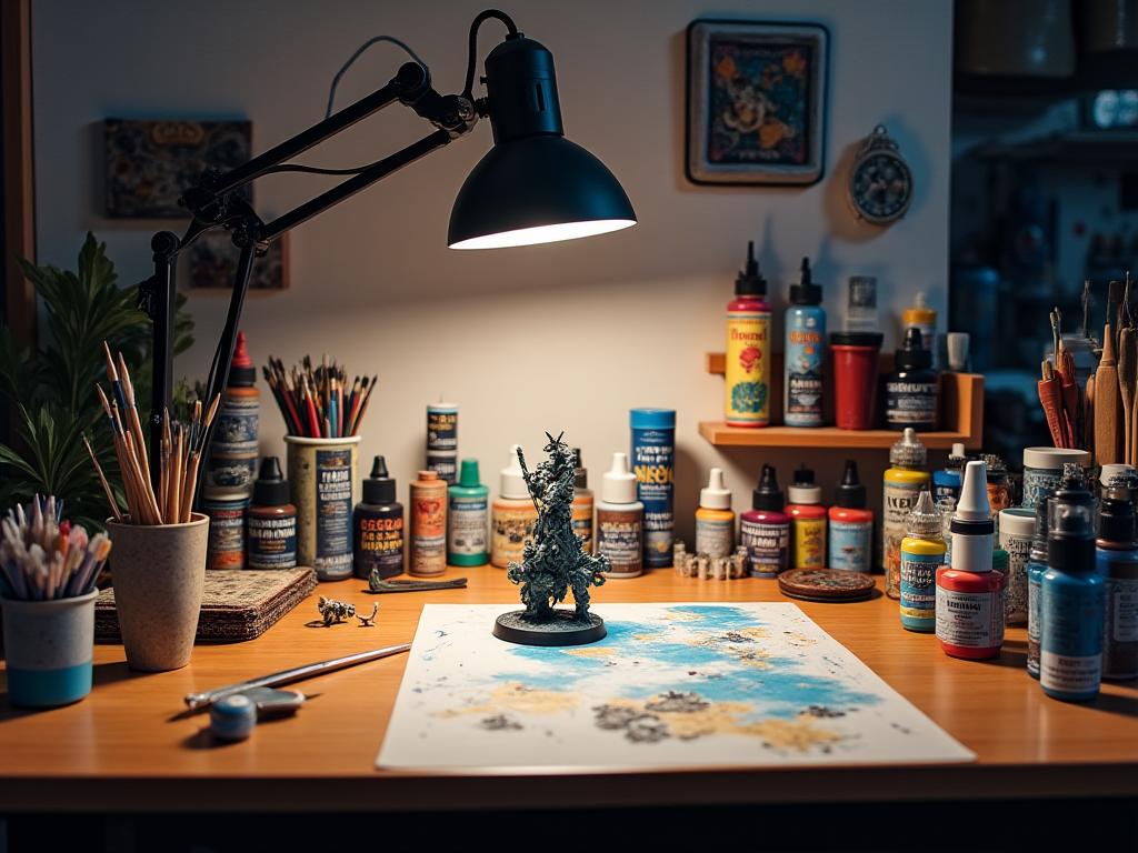 Professional miniature painting workshop