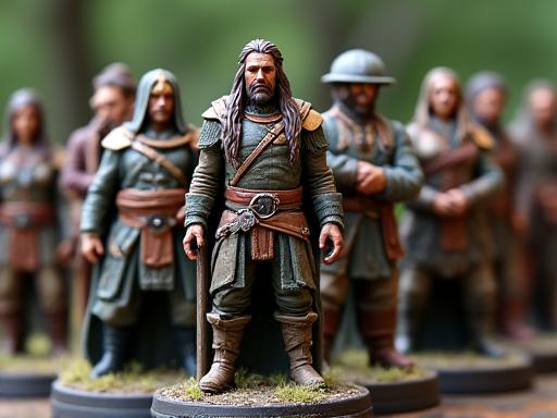 RPG character miniatures collection